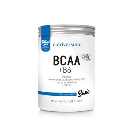 Basic BCAA + B6 tablettás kiszerelésű aminosav táplálékkiegészítő