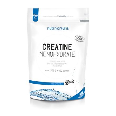 Basic Creatine Monohydrate 500g kreatin monohidrát por