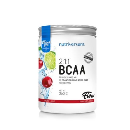 BCAA 2:1:1 Flow 360g aminosav táplálékkiegészítő különböző ízekben
