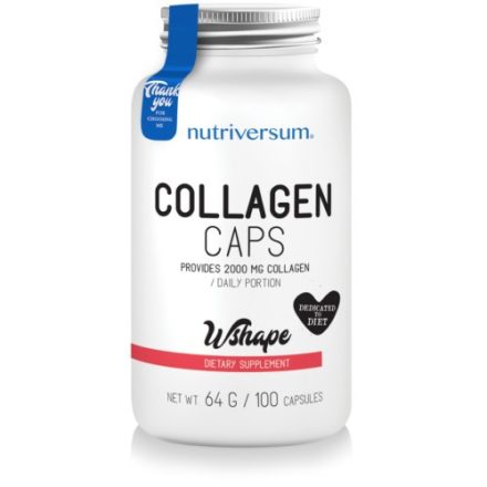 Wshape Collagen 100 kapszula marha kollagénnel