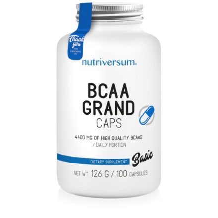 BCAA Grand Caps 100 kapszulás BCAA aminosav táplálékkiegészítő