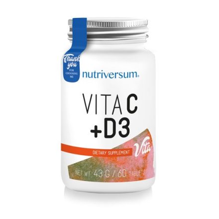 Nutriversum VITA C+D3 60 tabletta