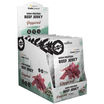 High Protein Beef Jerky -borsos 1karton füstölt marhahúsból készült fehérjeforrás