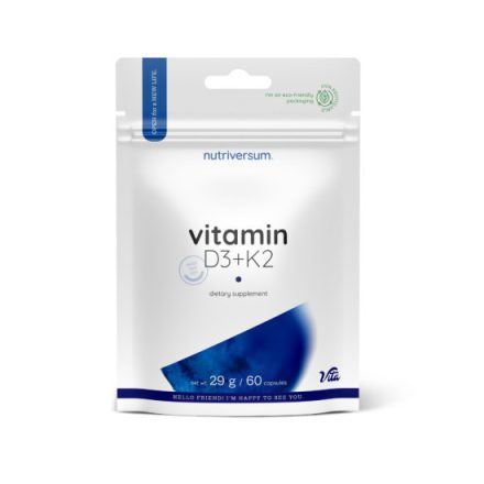 Nutriversum D3 + K2 Vitamin 60 kapszula