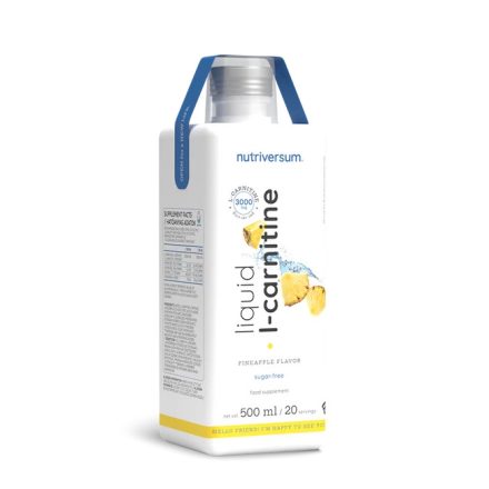 Nutriversum Liquid L-Carnitine 3000 mg L-karnitin 500ml