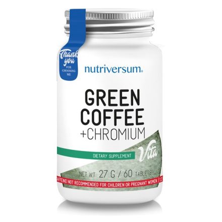 Nutriversum VITA Green Coffee + Chromium 60 tabletta