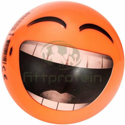 Mese labda Gumilabda Smiley 22 cm narancssárga