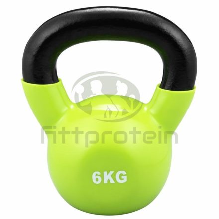 Trendy Kettlebell 6 kg lime-fekete