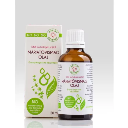Bio máriatövismag-olaj 50ml - Bálint Cseppek