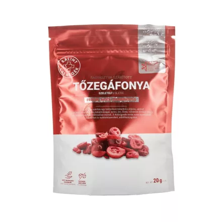 Tőzegáfonya csemege 20g (szeletelt) - Bálint Csemegék