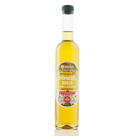 Gyömbéres bodza gyümölcsesszencia 0,5 l - Bálint Csemegék