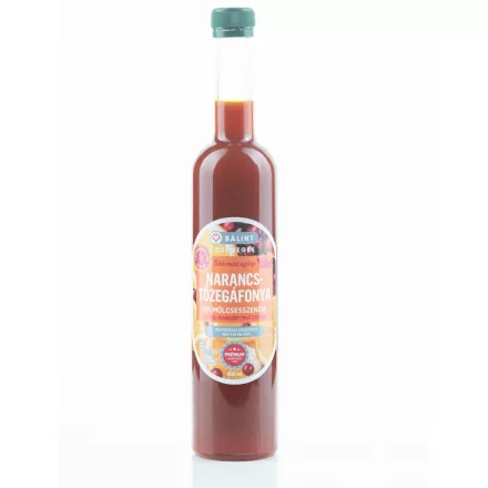 Narancs-tőzegáfonya gyümölcsesszencia 0,5 l - Bálint Csemegék
