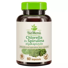   BioMenü BIO Chlorella és Spirulina Alga kapszula 60 kapszula