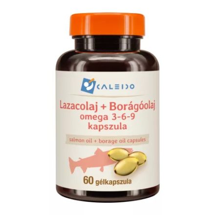 Caleido Lazacolaj + Borágóolaj Omega 3-6-9 60 gélkapszula