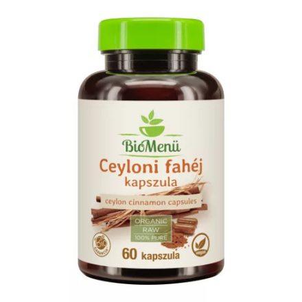 BioMenü BIO Ceyloni Fahéj 60 kapszula