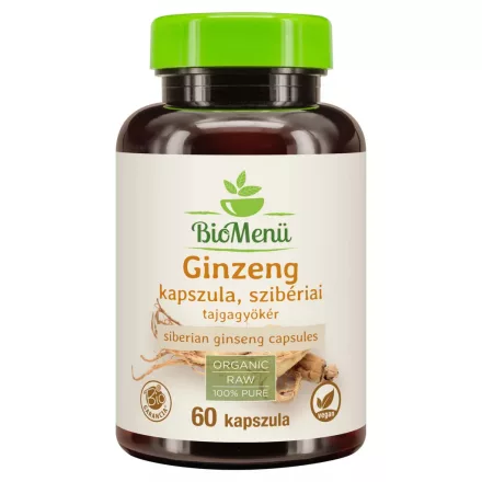 BioMenü BIO GINZENG szibériai 60 kapszula