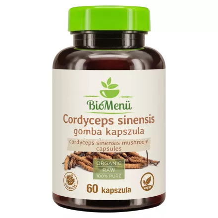 BioMenü BIO CORDYCEPS sinensis gomba 60 kapszula