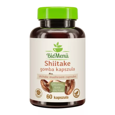 BioMenü BIO SHIITAKE gomba 60 kapszula