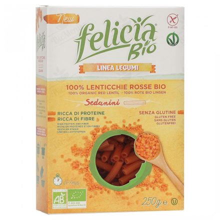 Felicia BIO Vörös Lencse Sedanini 250g