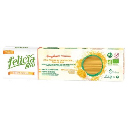 Felicia BIO Sárga Lencse Spagetti 250g