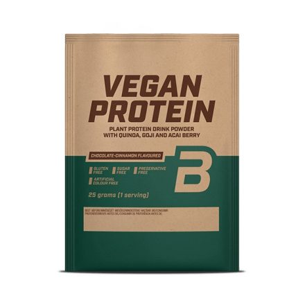 BioTechUSA Vegan Protein, Fehérje Vegánoknak 1 karton (25gx10db)