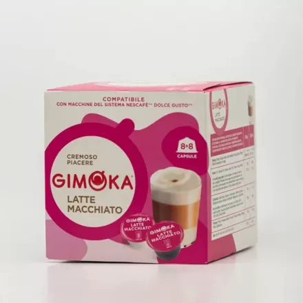 Gimoka Latte Macchiato Dolce Gusto kompatibilis kapszula (16 db kapszula)