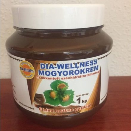 Szénhidrát csökkentett Dia Wellness Mogyorókrém 1kg