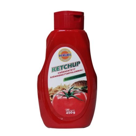 Dia-Wellness-Ketchup-450g szénhidrát csökkentett