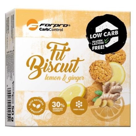 Forpro - Carb Control Fit Biscuit Lemon-Ginger 50g
