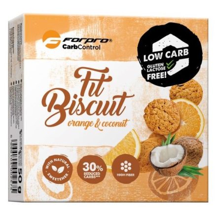 Forpro - Carb Control Fit Biscuit Orange-Coconut 50g