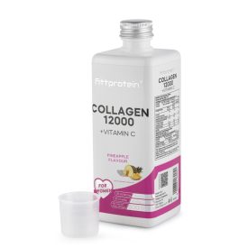 Fittprotein Collagen 12000mg +Vitamin C Ananász íz