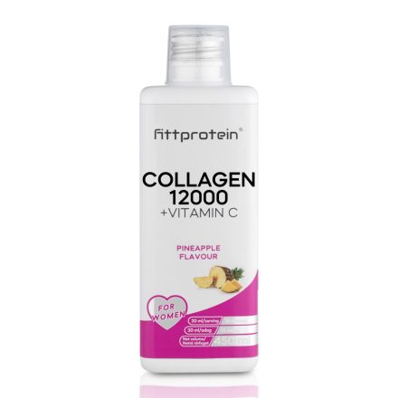Fittprotein Collagen 12000mg +Vitamin C Folyékony Kollagén Ananász