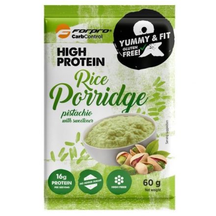 Forpro - Carb Control High Protein Rice Porridge with pistachio 1 karton (60gx20db) Lejárat:2025.01.30