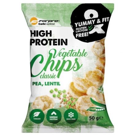 Forpro - Carb Control Protein Vegetable Chips - Classic 1 karton (50gx15db)