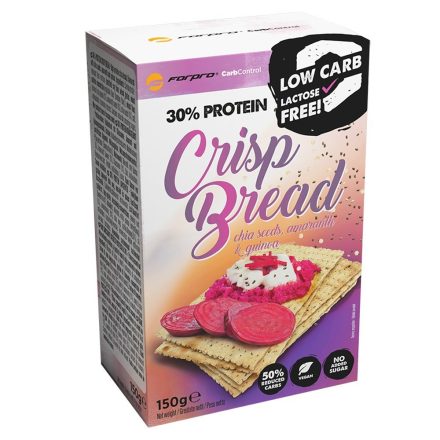 Forpro - Carb Control 30% Protein Crisp Bread - Chia Seeds, Amarant & Quinoa 150g