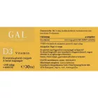 GAL D3 vitamin összetevők
