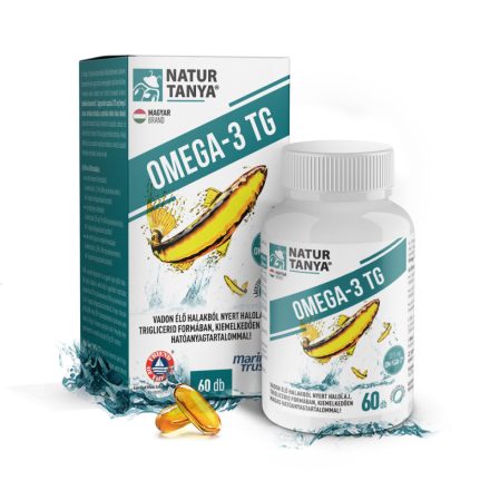 Natur Tanya OMEGA-3 TG Vadvízi halolaj 60 kapszula