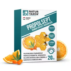   Natur Tanya® PROPOLSEPT HOMOKTÖVISES-NARANCSOS 20db szopogató tabletta