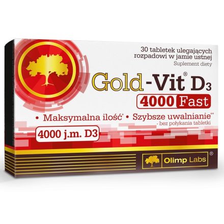 Olimp Gold-VIT D3 4000 Fast 30 tabletta