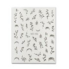 Körömmatrica - Silver Leaves - Perfect Nails