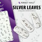 Körömmatrica - Silver Leaves - Perfect Nails