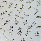 Körömmatrica - Golden Leaves - Perfect Nails