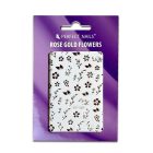 Körömmatrica - Rose Gold Flowers - Perfect Nails