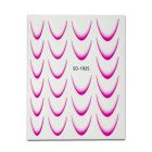 Körömmatrica - Easy French Hot Pink - Perfect Nails