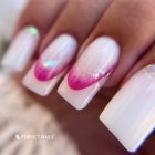 Körömmatrica - Easy French Hot Pink - Perfect Nails