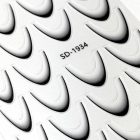 Körömmatrica - Easy French Black - Perfect Nails