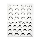 Körömmatrica - Easy French Black Mini - Perfect Nails