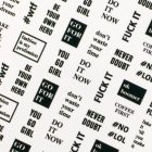 Körömmatrica - Script - Perfect Nails