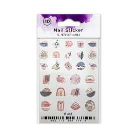 Körömmatrica - 3D Pale Design - Perfect Nails