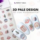 Körömmatrica - 3D Pale Design - Perfect Nails